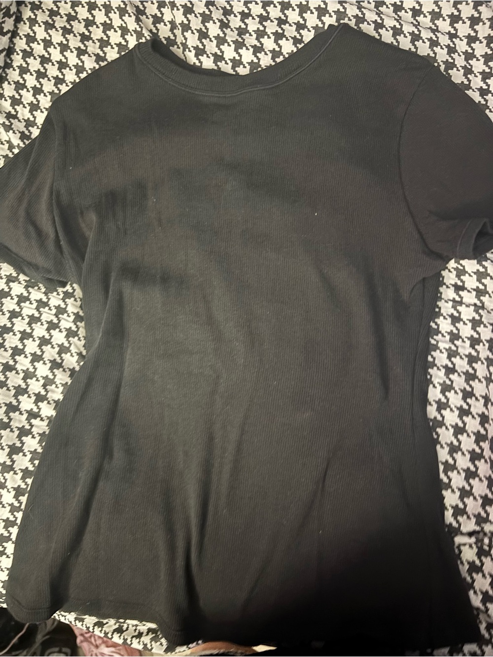 No Boundaries women’s Black Ribbed tee M